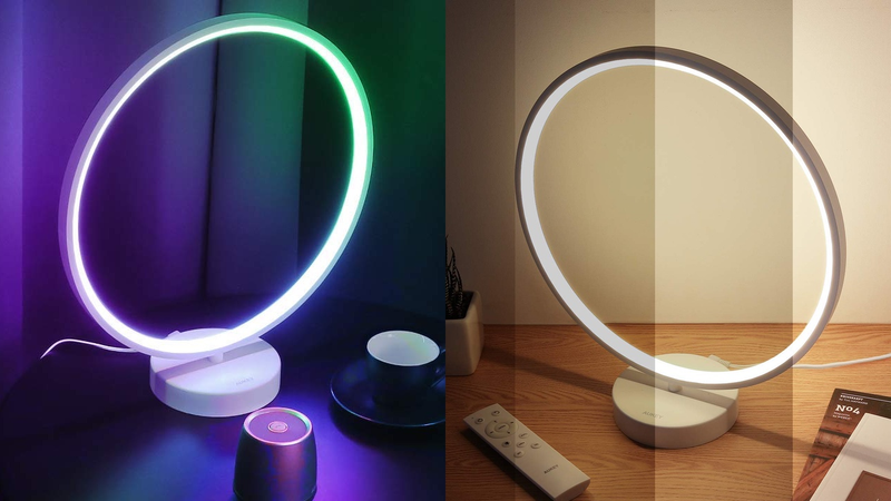 Lámpara Aukey Circle | $42 | Amazon | Usa el código VSVGACI3Gráfico: Shep McAllister